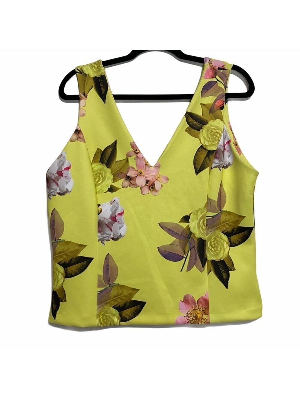 Bold‎ Elements Yellow Floral Sunday Lemon Flora Top